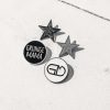 Accessoires : Bijoux, Ceintures Grungemama | Pin'S Grungemama Star Noir