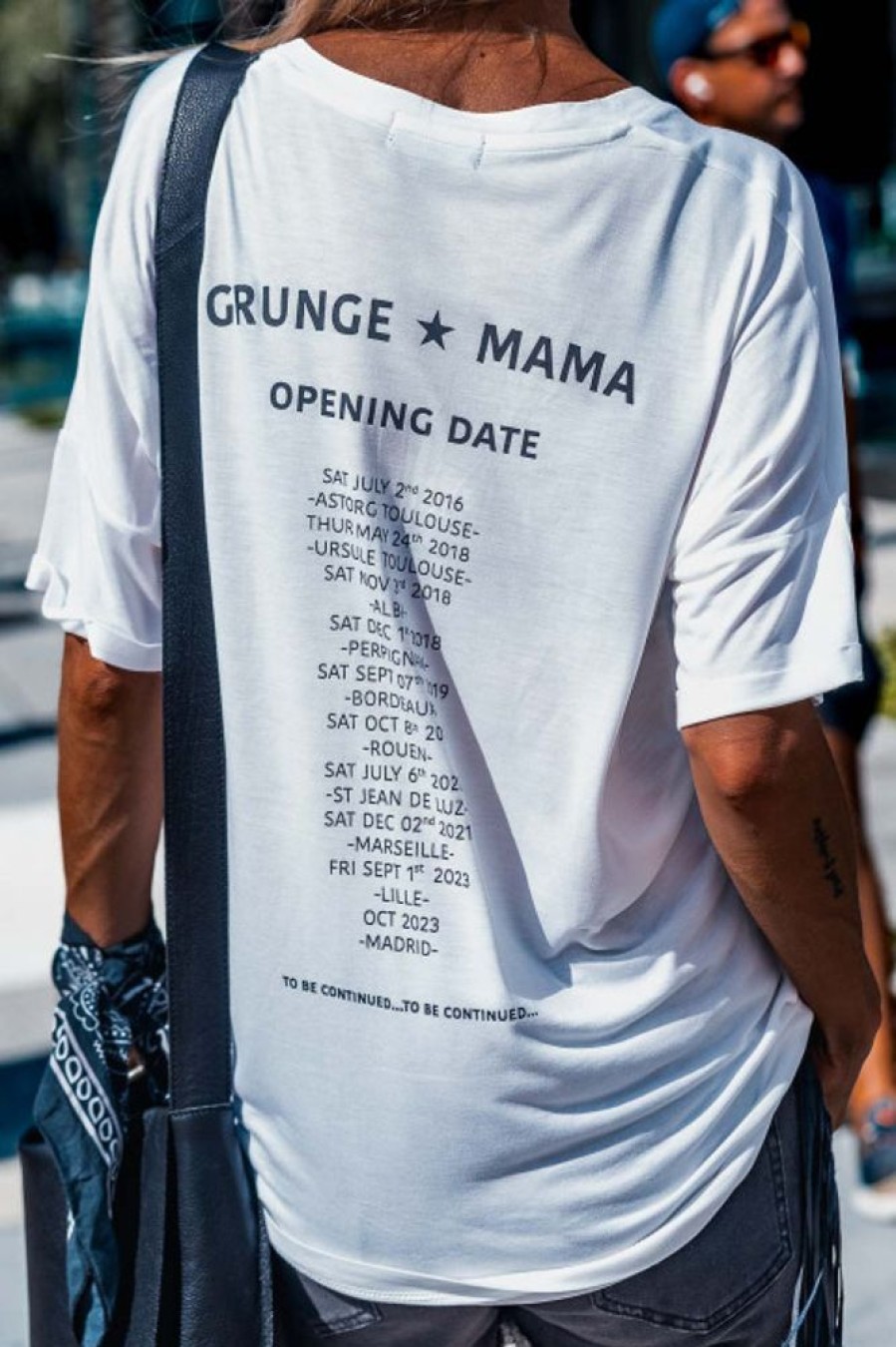 T-Shirts, Tops Grungemama | T-Shirt Grungemama Opentour