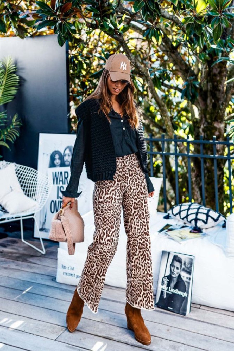 Pantalons, Jeans, Shorts Banditas From Marseille | Pantalon Marty Leopard