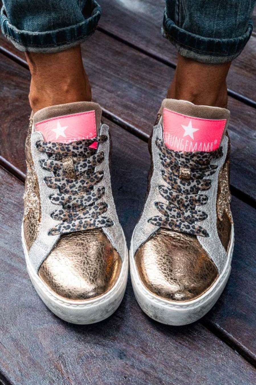 Chaussures Grungemama | Sneakers Grungemama Goldypink