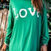 T-Shirts, Tops Banditas From Marseille | T-Shirt Love Vert