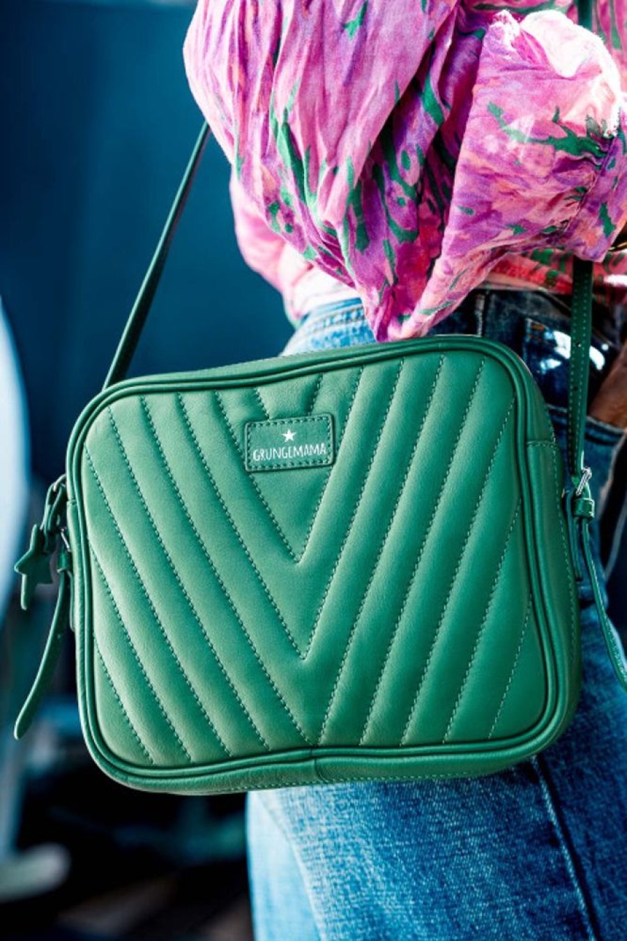 Accessoires : Bijoux, Ceintures Grungemama | Sac Grungemama Ziggy Vert