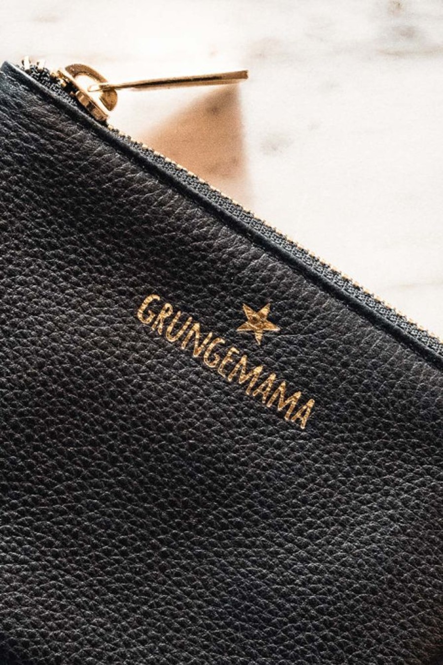 Maroquinerie Grungemama | Porte Monnaie Grungemama Noir