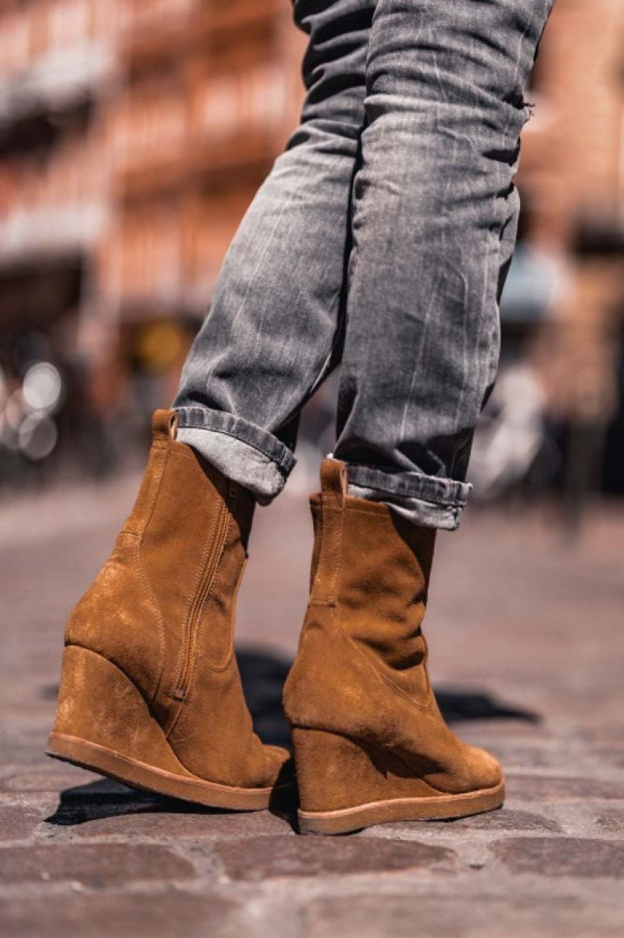 Chaussures Grungemama | Boots Grungemama Kysia Camel