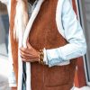 Sweats, Mailles Selection by Nathalie | Gilet Drako Camel